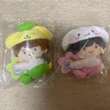 미개봉 새상품 나니와단시 x 산리오 봉제 인형 세트