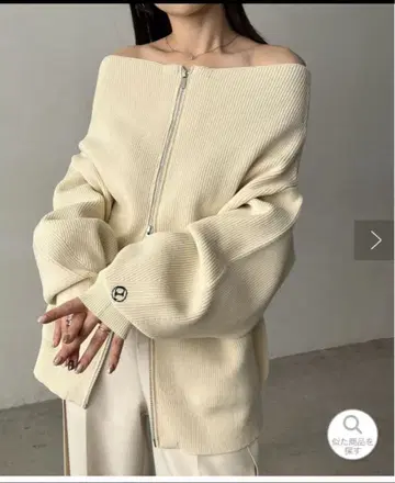 CAPRICIEUX LEMAGE W 지퍼 보트넥 니트