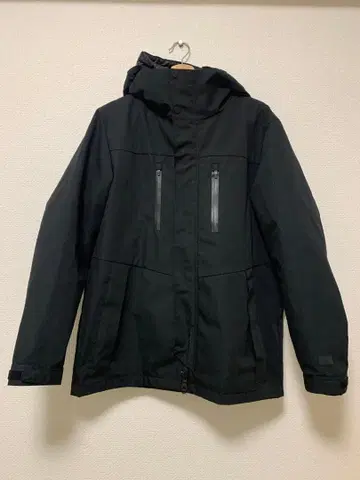 nano x 오가와 나노 유니버스 마운틴 파카 후드 부착 블랙