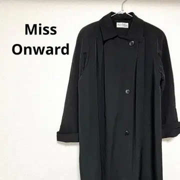 미스 온워드 여성용 코트 아우터 예복 수트 오피스 블랙