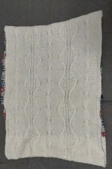 [ 새상품급 ] 사토 섬유 케이블 짜임 넥워머 프리 사이즈