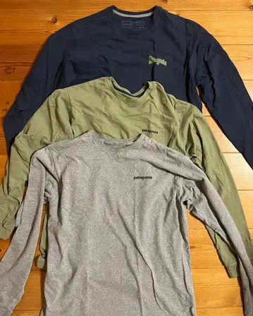 파타고니아 론T 3장 세트