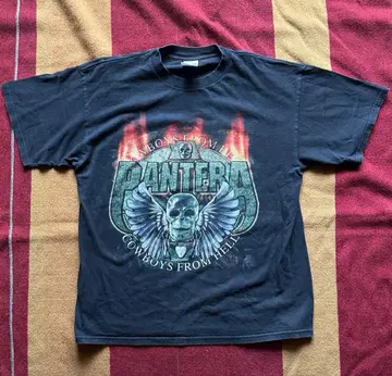 90~00s 판테라 밴드 티셔츠