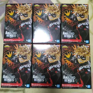 나의 히어로 아카데미아 바쿠고 카츠키 피규어 6개 묶음 판매 세트