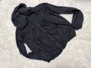 룰루레몬 경량 레인 후드 부착 자켓 블랙