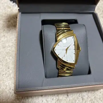 HAMILTON 아날로그 손목시계 골드