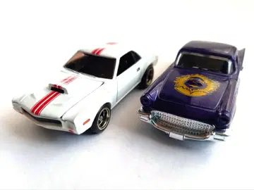 구형 자동차 외제차 미니카 2대 세트