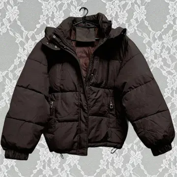 zozo 후드 드로스트 볼륨 충전솜 다운 자켓