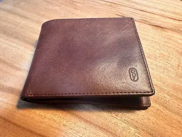 SMART PEOPLE 접이식 지갑 브라운