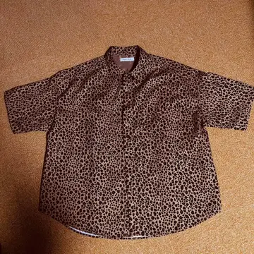 FREAK'S STORE 레오파드 무늬 반팔 셔츠 미사용