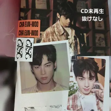차은우 else CD 미재생 누락 없음 트레이딩 카드 엽서 폴라로이드