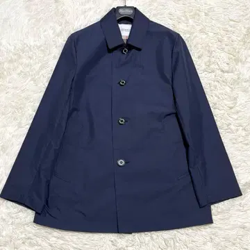 컨디션 최상 매킨토시 철학 스텐카라 코트 네이비 체크