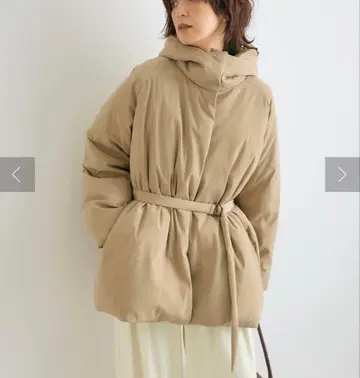 RIVE DROITE (리브 드와) [ 고기능 소재 ] 벨티드 후드 다운