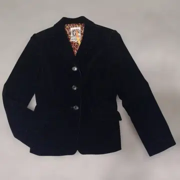 코듀로이 자켓과 스커트 세트 수트 M 블랙