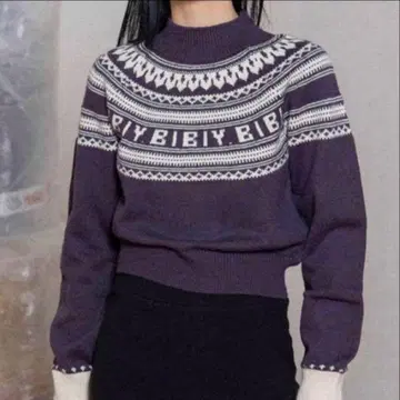 bibiy. 홀리데이 니트 (그레이)