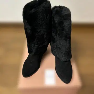 라빠르망 블랙 롱 부츠 38 사이즈