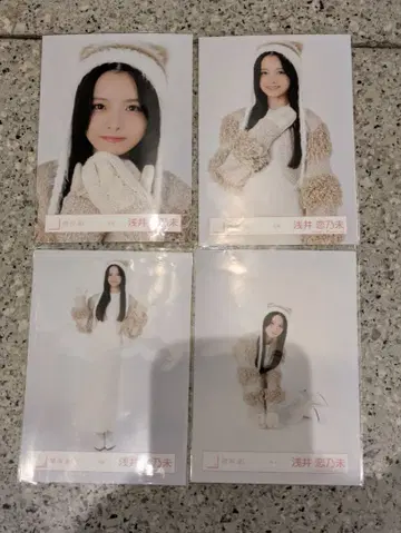 아사이 코노미 사쿠라자카46 겨울 의류 브로마이드 4종 컴프