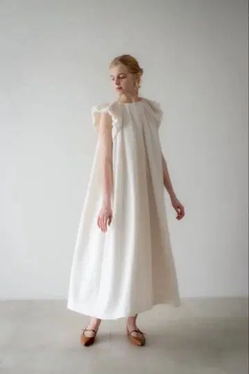 acka drape one-piece white