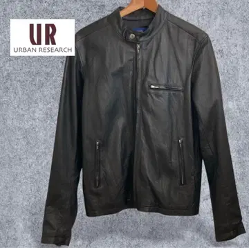 [ URBAN RESEARCH ] 블랙 가죽 자켓 40