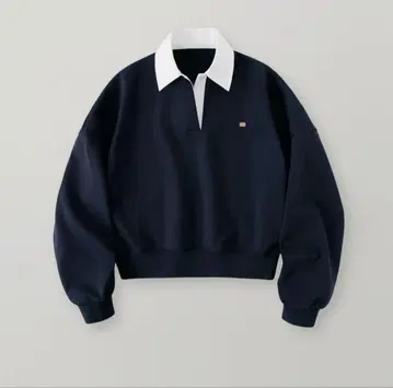 ORO 워싱 코튼 와이드 럭비 스웨터