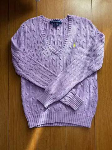 폴로 랄프 로렌 케이블 니트 스웨터