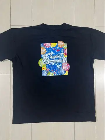 이레이스 에브리바디 - 여름 - Summer !! 티셔츠 (블랙)