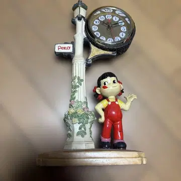 Peko 캐릭터 피규어 시계 포함 페코짱