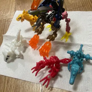 공룡풍 조립 피규어 다색 뼈뼈 자우르스