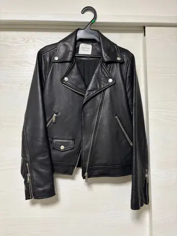 UNITED TOKYO 램 가죽 더블 라이더 자켓