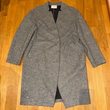 LACOSTE 그레이 체스터 코트 38