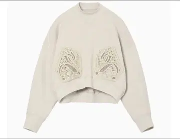 mame kurogouchi 코드 자수 맨투맨 사이즈 3