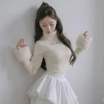 darich 스무스 퍼 리브 니트탑 IVO