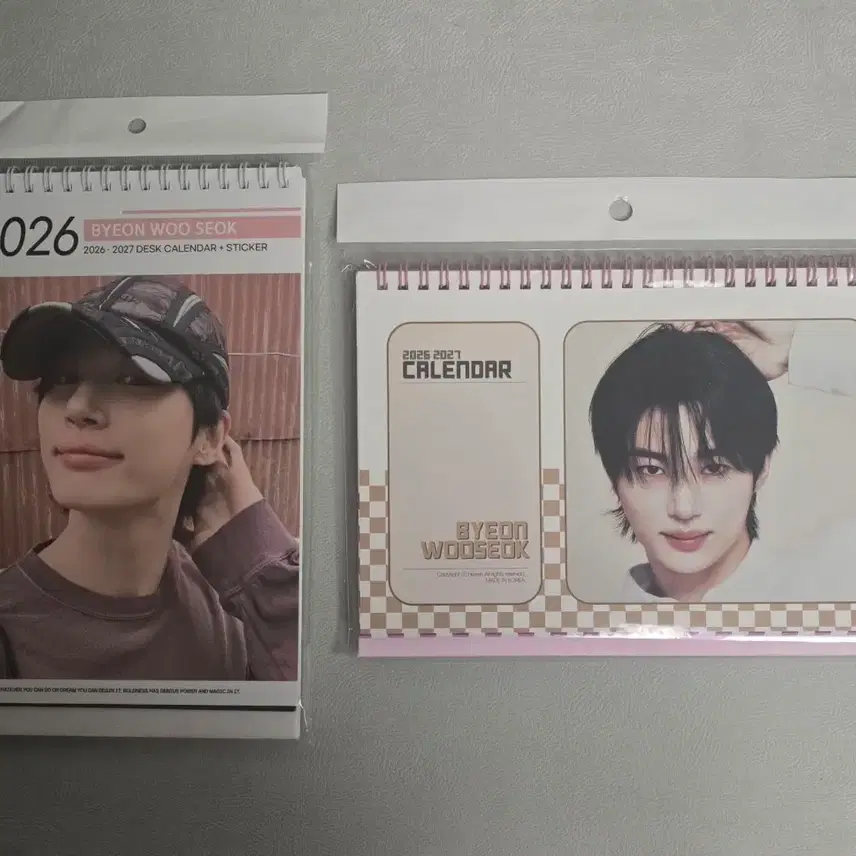 2026～2027 カレンダー 便宇石 Byeon Woo Seok Calenda