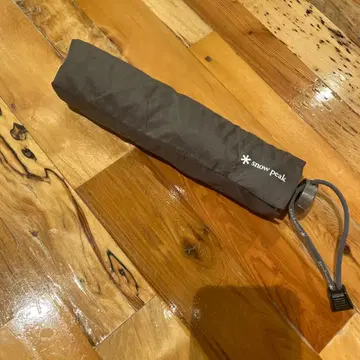 스노우피크 접이식 우산 브라운