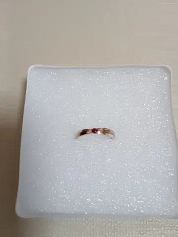 스톤마켓 핑키링 반지 루비 미사용 새상품 5호