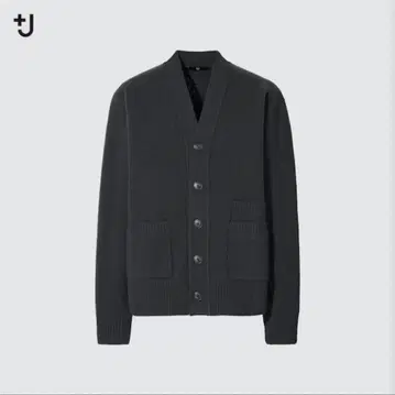 UNIQLO +J 프리미엄 라무 V넥 가디건 (긴팔)