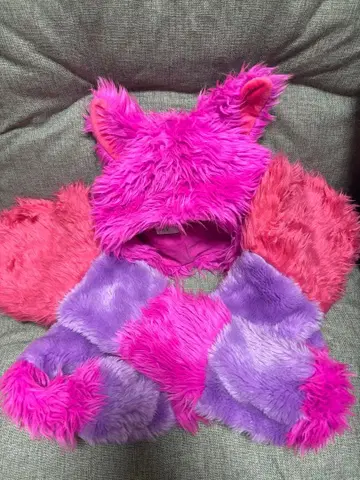 체셔 고양이 머플러 캡