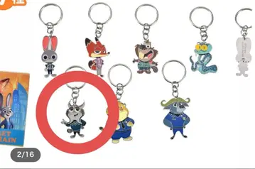 주토피아2 시크릿 키링 SD Disney