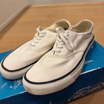 Sperry Top-Sider 화이트 슬립온