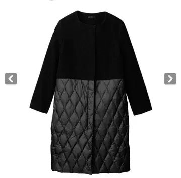 DHC 절개 다운 코트 페더 퀼팅 여성용 XL 13호