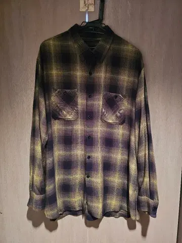 LAD MUSICIAN MODAL OMBRE CHECK SHIRT
