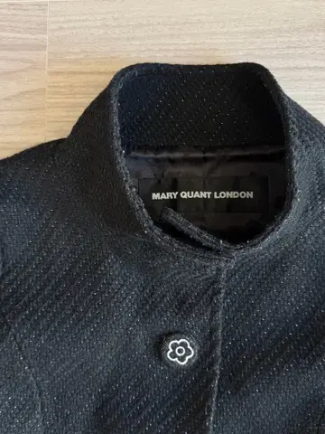 MARY QUANT LONDON 블랙 롱 코트