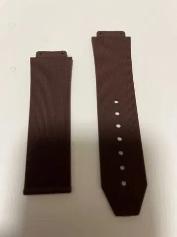 브라운 실리콘 가죽 벨트 표시 사이즈