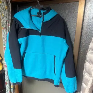 THE NORTH FACE 플리스 자켓 파랑 블랙