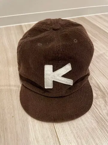 KAVU 코듀로이 야구 모자 브라운 카부