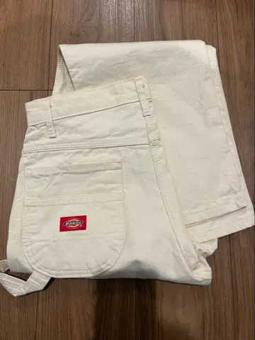디키즈 페인터 팬츠 더블니 아이보리