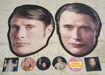 매즈 미켈슨 한니발 가면 2종 스티커