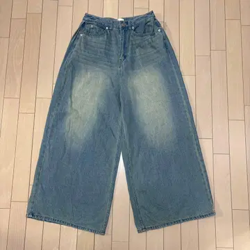 니코앤드 위글위글 데님 와이드 팬츠