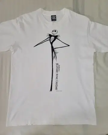 used 나이트메어 포어 크리스마스 잭 T셔츠 팀 버튼 레어템