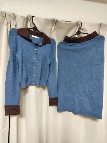 로얄 파티 셋업 니트